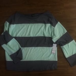 Out From Under Dean Textured Striped Tee